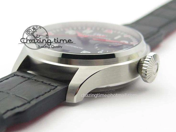 MIROTIME 0501 RelaxedFit Big Pilot Real PR IW500435 “Muhammad Ali” ZF Best Edition On Black Leather Strap A 7295